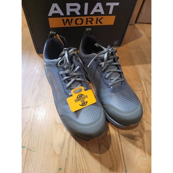 Ariat Outpace Composite Toe Safety Shoe Womens 10.5 M Willow Work Sneaker EH main image 4